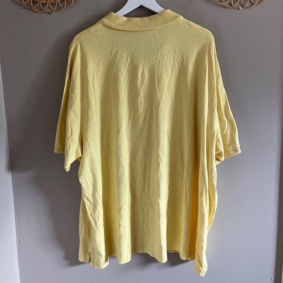 Polo by Ralph Lauren Classic Short Sleeve Polo Shirt Heathered Yellow 3XB - Picture 6 of 6
